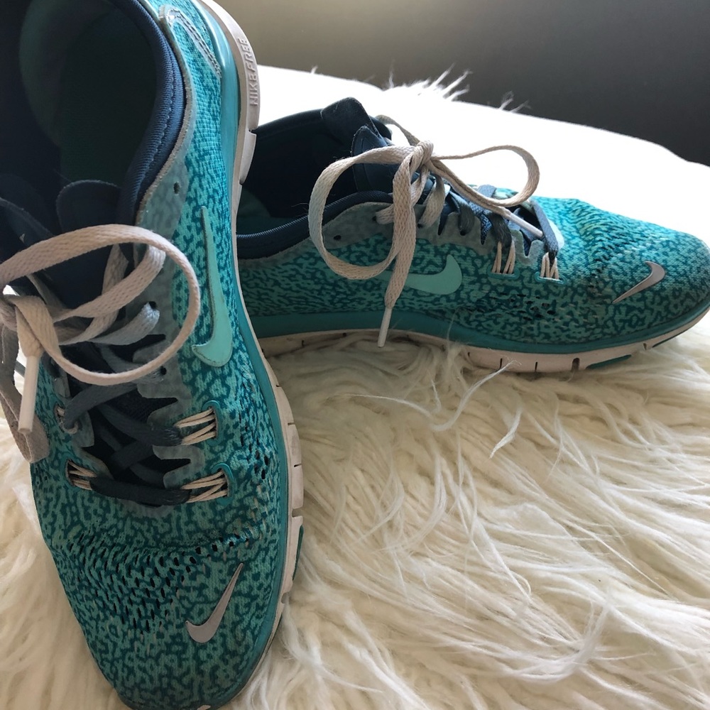 Blue Nike Sneakers